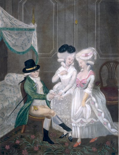 Sr. Timothy Thicketts første hjul til London, eller, Beauties of Kings sted, og trekker lodd om en --, 1781 av English School