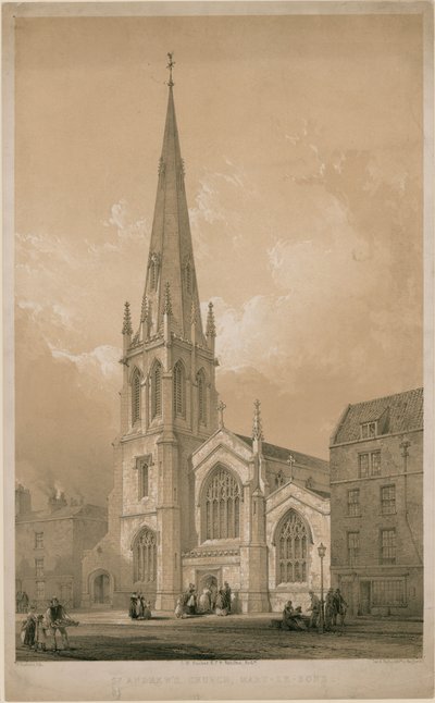 St Andrews Church, Marylebone, London av English School