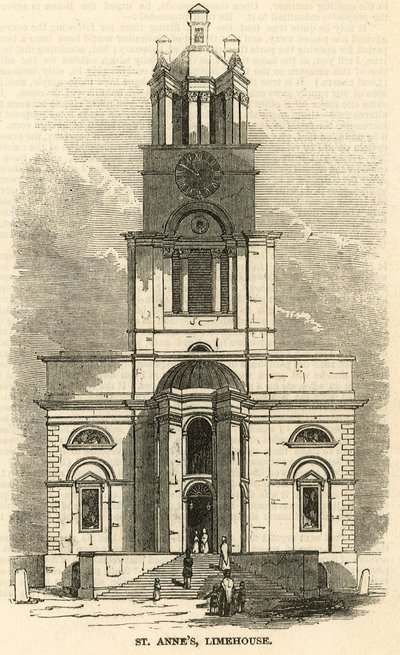St Annes Church, Limehouse, London av English School