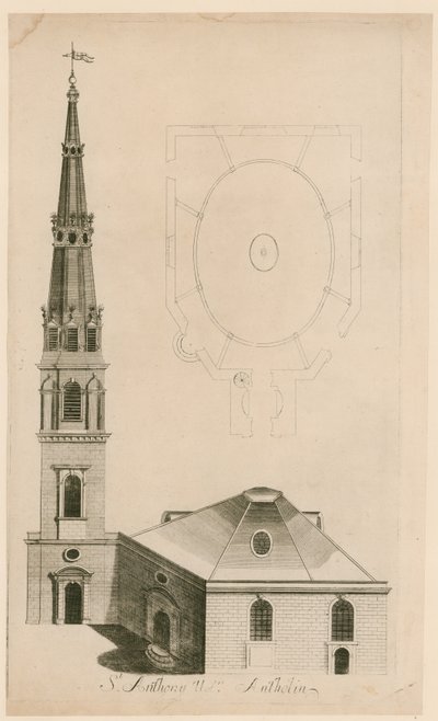 St Antholin, London av English School