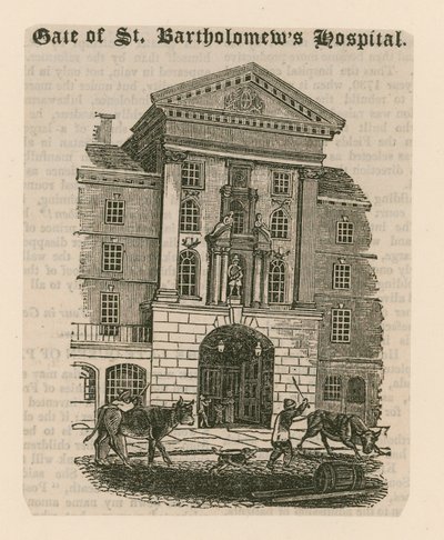 St Bartholomews Hospital, Smithfield. av English School