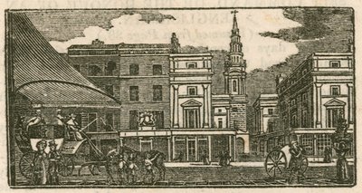 St Brides Church, Fleet Street, London av English School