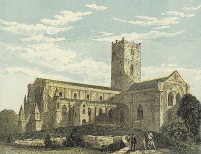 St Davids Cathedral, South West View av English School