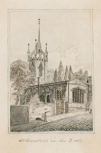 St Dunstans i øst, London av English School