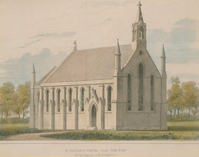 St Georges Chapel i Parish of Battersea av English School