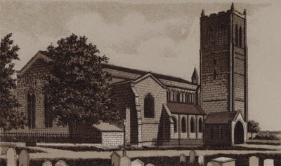 Johanneskirken (litho) av English School