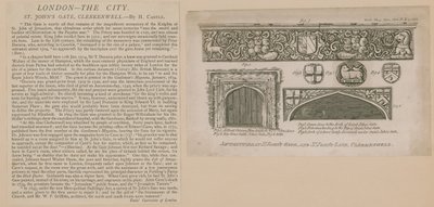 St Johns Gate, Clerkenwell av English School