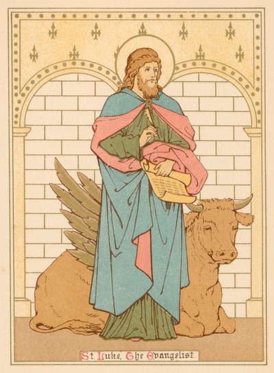 Evangelisten St Luke. av English School
