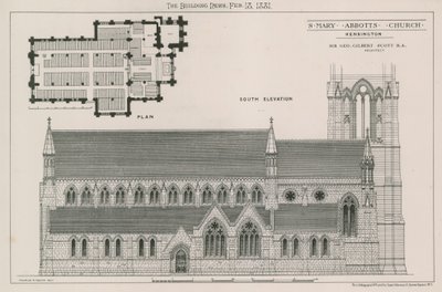 St Mary Abbots Church, Kensington av English School