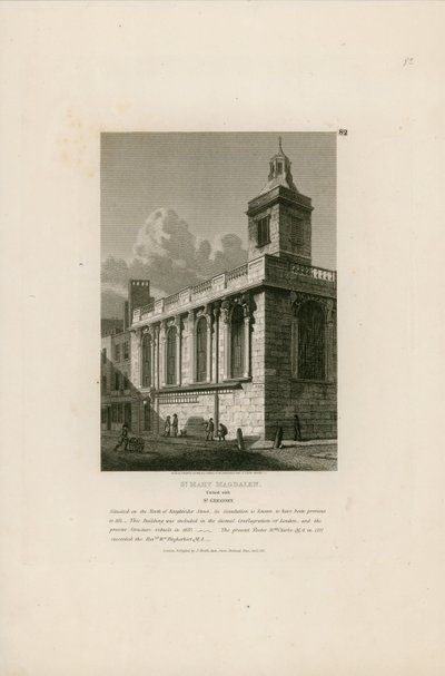 St Mary Magdalen, forent med St Gregory, Knightrider Street, London av English School