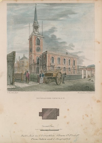 St Marys kirke i Rotherhithe av English School
