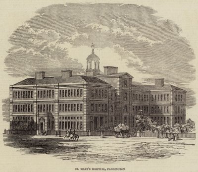 St Mary's Hospital, Paddington (gravering) av English School