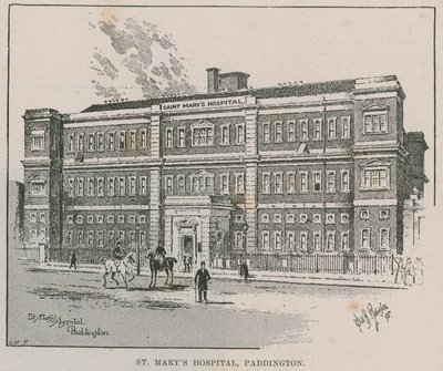 St Marys Hospital, Paddington, London av English School