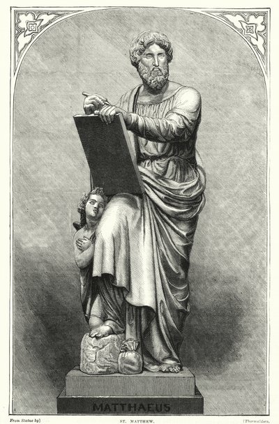 St Matthew (gravering) av English School
