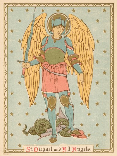 St Michael og alle engler av English School