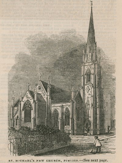 St Michaels nye kirke i Pimlico av English School