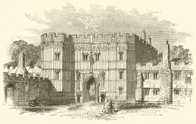 St Osyth Priory (gravering) av English School