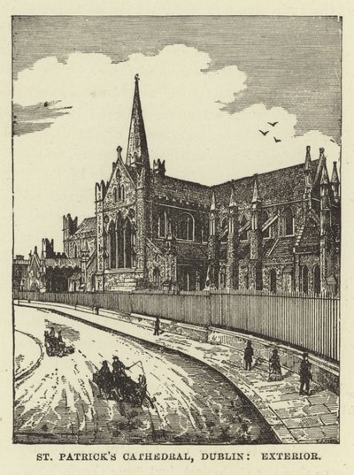 St Patricks Cathedral, Dublin, eksteriør av English School
