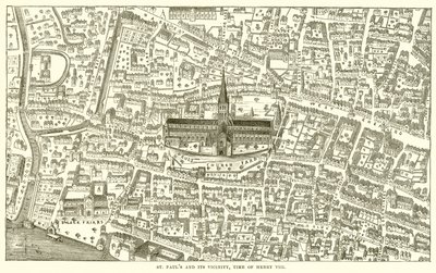 St. Pauls og dens nærhet, Henry VIIIs tid av English School