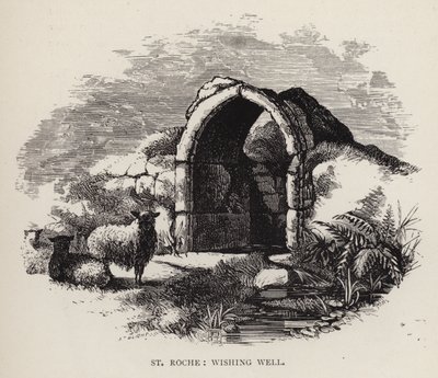 St Roche, ønsker brønn (gravering) av English School