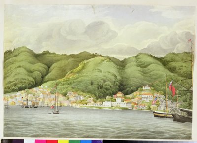 St. Thomas, ca. 1832 von English School