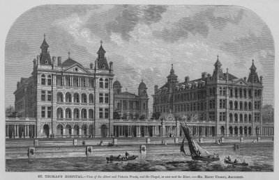 St Thomas's Hospital (gravering) av English School