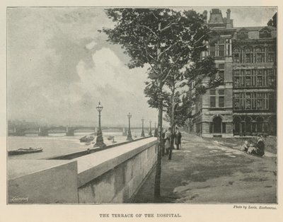 St Thomass Hospital, terrassen til sykehuset av English School