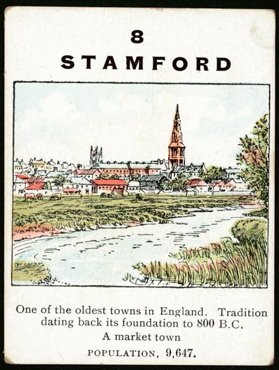 Stamford (farge litho) av English School
