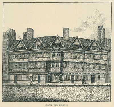 Staple Inn, Holborn von English School