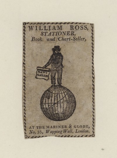 Skriver, William Ross, byttekort av English School