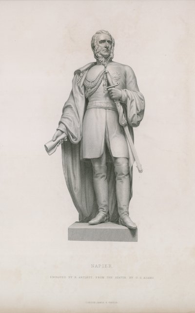 Statue av Charles James Napier av English School