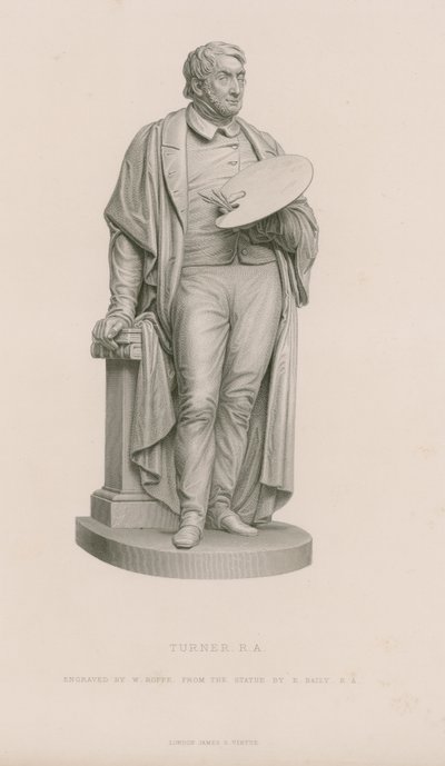 Statue av JMW Turner av English School