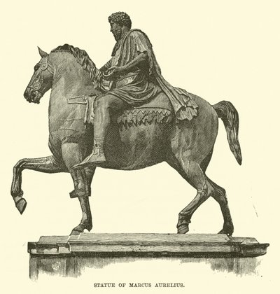 Statue av Marcus Aurelius av English School