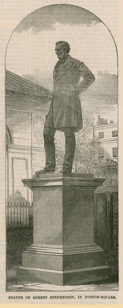 Statue av Robert Stephenson av English School