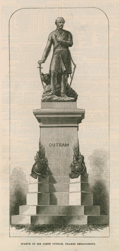 Statue av Sir James Outram av English School