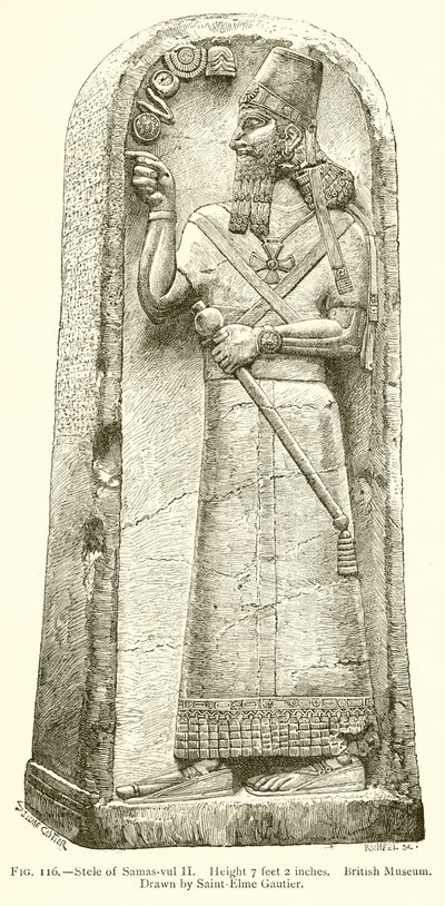 Stele of Samas-Vul II av English School