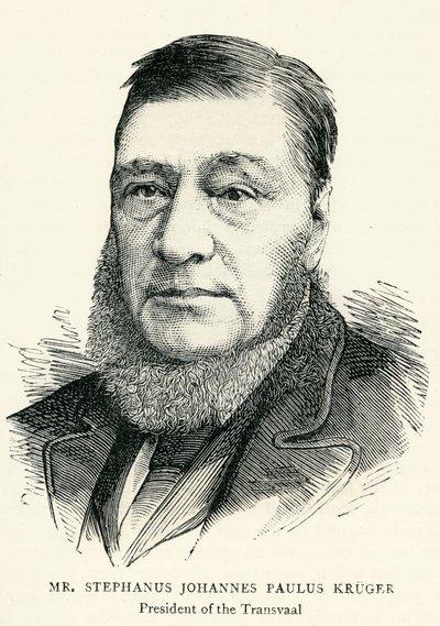 Stephanus Johannes Paulus Kruger (1825-1904) Illustrasjon for The Graphic av English School