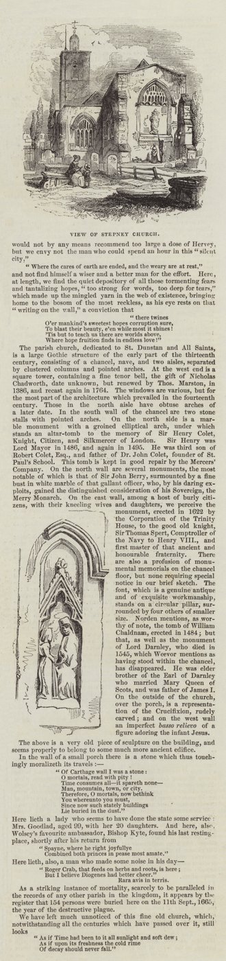Stepney Church (gravering) av English School