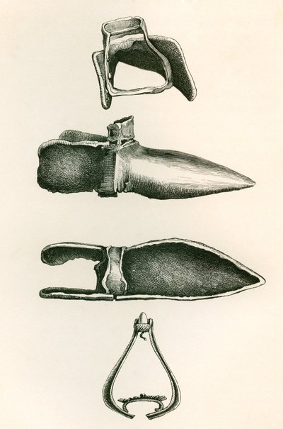 Stirrups and Sollerets, fra The British Army: Its Origins, Progress and Equipment, utgitt 1868. av English School