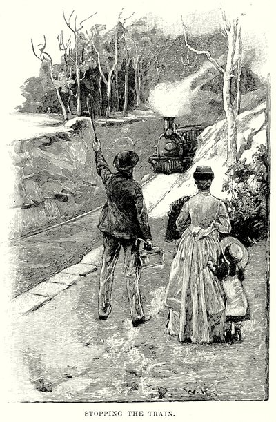 Stoppe toget (gravering) av English School