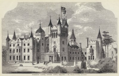 Stormont Castle, County Down, Irland (gravering) av English School