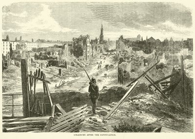 Strasburg etter kapitulasjonen, september 1870 av English School
