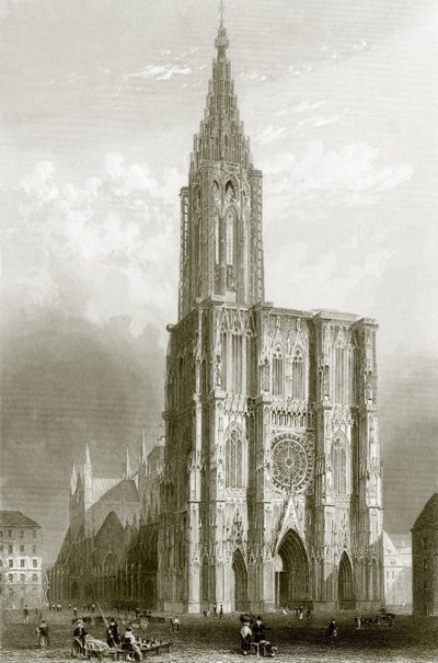 Strasbourg katedral av English School
