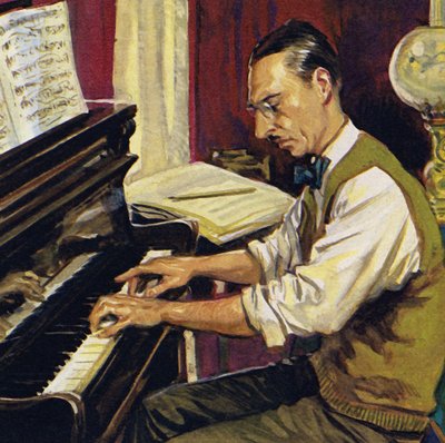 Stravinsky hadde noen leksjoner fra Rimsky-Korsakov av English School