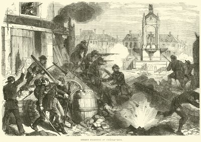 Gatekamp ved Chateaudun, oktober 1870 av English School