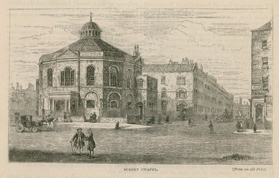 Surrey Chapel, Blackfriars Road, Southwark (Rowland Hills Chapel) av English School