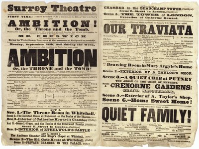 Surrey Theatre-spillebilled av English School