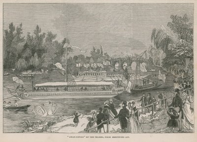 Svaneoppstigning på Themsen av English School