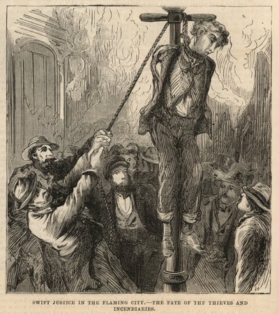 Rask rettferdighet i den flammende byen av English School