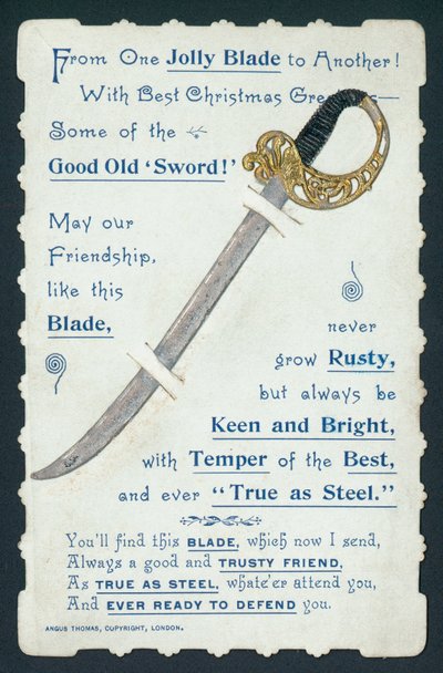 Sverd, julebil av English School